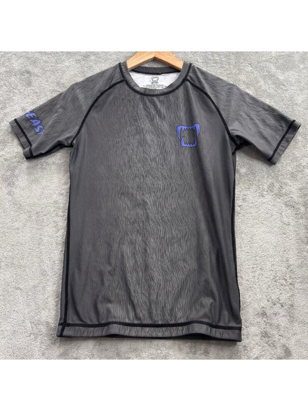 Mat Beast Shirt Mens XS Black Panther Short Sleeve Rashguard BJJ MMA Training - Picture 2 of 10